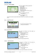 Preview for 43 page of Ecolab Lubo-DryExx Operating Instruction