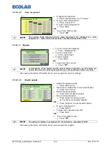 Preview for 49 page of Ecolab Lubo-DryExx Operating Instruction