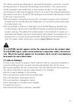 Preview for 5 page of Ecom CUBE 800 Safety Instructions