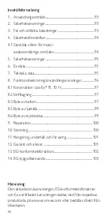 Preview for 94 page of Ecom Lite-Ex PL 10 H Operating Instructions Manual