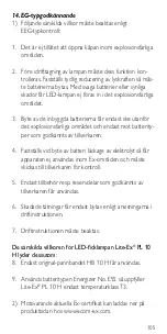 Preview for 105 page of Ecom Lite-Ex PL 10 H Operating Instructions Manual