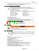 Preview for 15 page of Ecom SHL 200-Ex Operating Instructions Manual