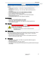 Preview for 21 page of Ecom SHL 200-Ex Operating Instructions Manual