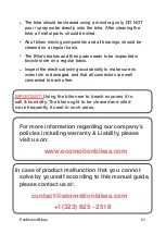 Preview for 21 page of EcoMotion TOUR eROAD XS User Manual