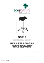 ECOPOSTURAL S3630 Instructions Manual preview