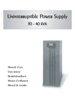Preview for 1 page of EcoPowerSupplies 30 kVA User Manual