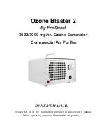 EcoQuest Ozone Blaster 2 Owner'S Manual preview