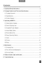 Preview for 3 page of ECOVACS ROBOTICS W850 Instruction Manual