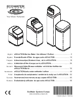 Preview for 1 page of EcoWater eVolution Boost 300 Instructions Manual