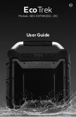 Preview for 1 page of EcoxGear Ecotrek GDI-EXTRK200 User Manual