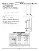 Preview for 9 page of ECR SSC Olsen OLSSC-050 Installation, Operation & Maintenance Manual