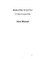 Preview for 1 page of ECS mPAD-12-CHT4-I User Manual