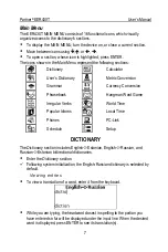 Preview for 7 page of Ectaco Partner EER430T User Manual