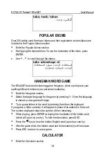 Preview for 13 page of Ectaco Partner EFa400T User Manual