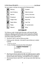 Preview for 8 page of Ectaco Partner ERm400TX User Manual