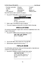 Preview for 13 page of Ectaco Partner ERm400TX User Manual