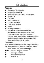 Preview for 2 page of Ectaco TL-2B&FreeML320 - Bulgarian  - Talking Electronic Dictionary User Manual