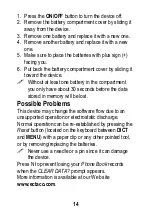 Preview for 14 page of Ectaco TL-2B&FreeML320 - Bulgarian  - Talking Electronic Dictionary User Manual