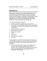 Preview for 5 page of Ectaco Universal Translator UT-103 User Manual