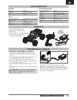 Preview for 4 page of ECX Ruckus Brushless ECX03009 (French) Manuel D'Utilisation