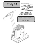 Eddy 91 EDVS-2000 Instruction Manual preview