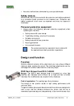 Preview for 9 page of EDER Maschinenbau 400200 Operating Instructions Manual