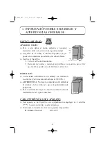 Preview for 3 page of Edesa CE340NF Operating Instructions Manual