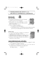 Preview for 31 page of Edesa CE340NF Operating Instructions Manual