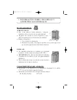 Preview for 3 page of Edesa CE342NF Operating Instructions Manual