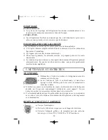 Preview for 39 page of Edesa CE342NF Operating Instructions Manual