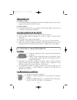 Preview for 81 page of Edesa CE342NF Operating Instructions Manual