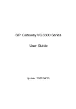 Preview for 3 page of Edge-Core SIP Gateway VG3300 Series User Manual