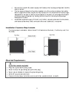 Preview for 9 page of EdgeStar BR1000SS Owner'S Manual