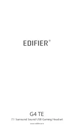 Preview for 1 page of EDIFIER G4 TE Manual