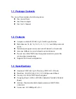 Preview for 4 page of Edimax 802.11g Wireless LAN Cardbus Adapter Manual