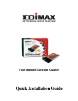 Preview for 1 page of Edimax Edimax Wireless LAN Cardbus Adapter Quick Installation Manual