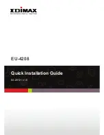 Edimax EU-4208 Quick Installation Manual preview