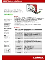 Edimax EW-7628Ig Specifications preview