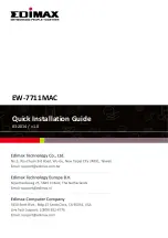 Preview for 1 page of Edimax EW-7711MAC Installation Manual