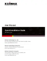 Preview for 1 page of Edimax EW?7711ULC Quick Installation Manual