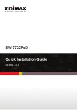 Edimax EW-7722PnD Quick Installation Manual preview