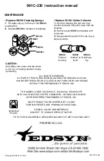 Preview for 4 page of Edsyn 981C-230 Instruction Manual