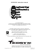 Preview for 8 page of Edsyn LONER 951SX-230 Instruction Manual