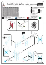 Preview for 1 page of Eduard Do 215B-5 Nightfighter radar antennas Quick Start Manual