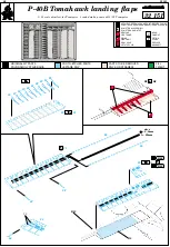 Eduard P-40B Tomahawk landing flaps Quick Start Manual preview