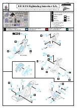 Eduard Zoom EE F.2A Lightning interior S.A. Manual preview