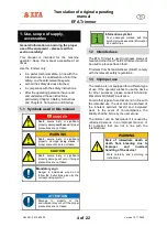 Preview for 4 page of EFA EFA 130D Operating Manual