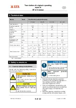 Preview for 6 page of EFA EFA 130D Operating Manual