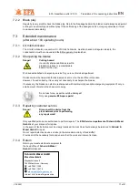 Preview for 19 page of EFA Z 10 D Operating Instructions Manual