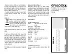 Preview for 24 page of EFALOCK XG-31 Manual